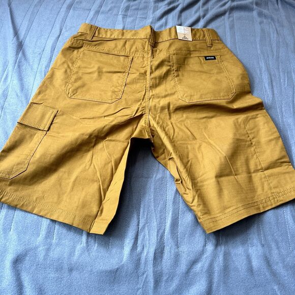 PraNa NEW NWT Mens 30 Double Peak Shorts Bronze Hiking Outdoors Camp - Picture 2 of 9